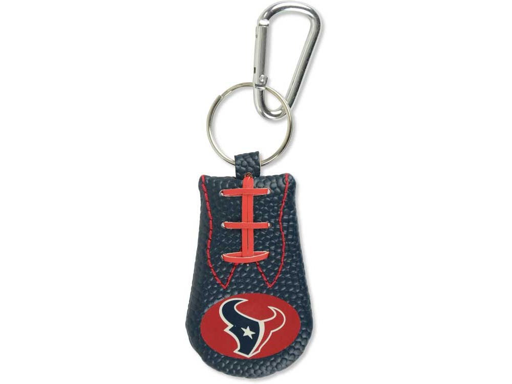 Nfl Houston Texans Team Color Football Keychain