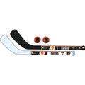 Franklin Sports Philadelphia Flyers Nhl Mini Hockey Stick Set - Nhl Team Knee Hockey Stick And Ball Set - Two Player Stick Set -