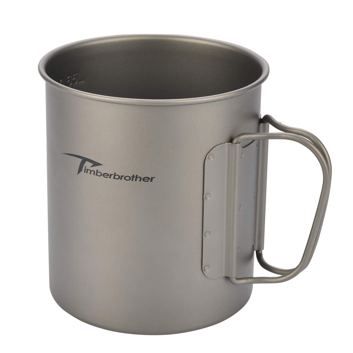 Timberbrother 750Ml Titanium Outdoor Camping Mug With Lid (Without Handle)