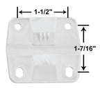 Coleman Cooler Replacement Hinges (2-Pack), Perfect Fix For Damaged Hinges, Includes 2 Durable Plastic Hinges & 8 Mounting Screw