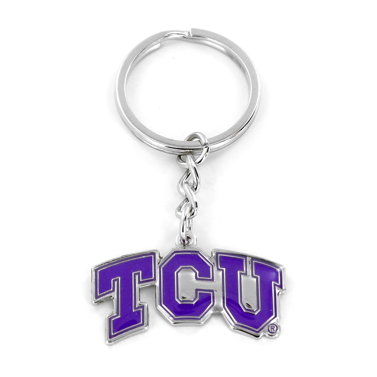 Aminco NCAA TCU Horned Frogs Team Logo Keychain