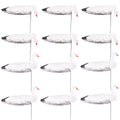 Avery GHG Pro-Grade Snow Goose Sock Decoys, 12-Pack | Durable Realistic Hunting Windsock Decoy Set with 24 Stable Foldable Groun