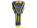 Team Golf Ncaa Michigan Wolverines Single Apex Driver Head Cover Golf Club Single Apex Driver Headcover, Fits All Oversized Club