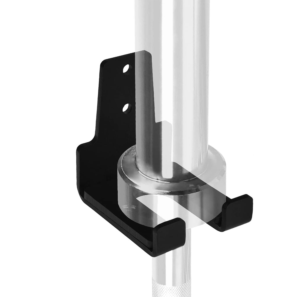 Yes4All Vertical Wall Mounted Olympic Barbell Holder, Barbell Storage Rack, Hanging Barbell Rack For Home Fitness Equipment - 1