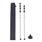 Redcamp Aluminum Adjustable Camping Tarp Poles, Set Of 2, 90'' Telescoping Lightweight Tent Poles For Shelter, Hammock Rain Fly,