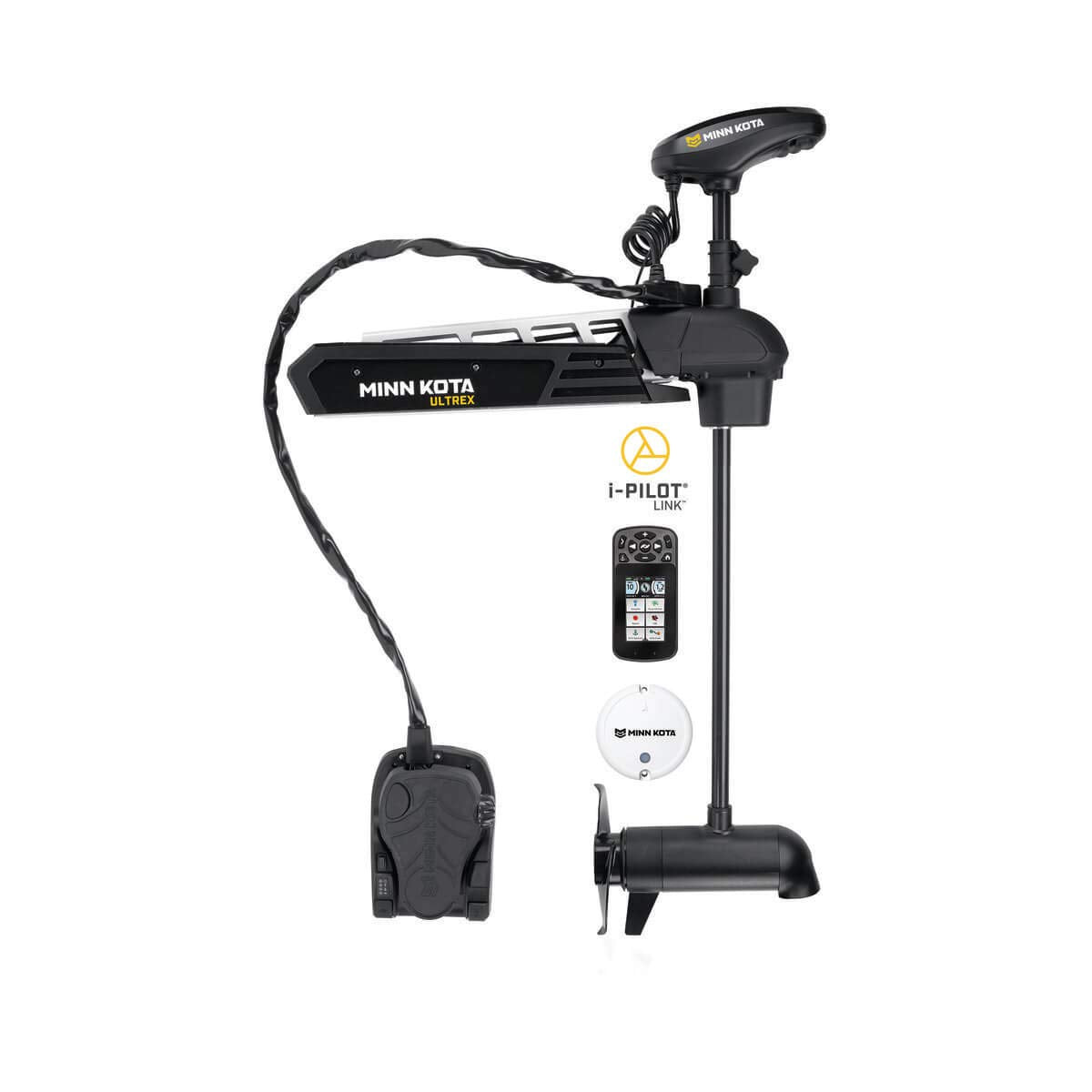 Minn Kota 1368831 Ultrex Freshwater Cable & Electric-Steer Bow-Mount Motor With Universal Sonar 2, Digital Maximizer & I-Pilot L