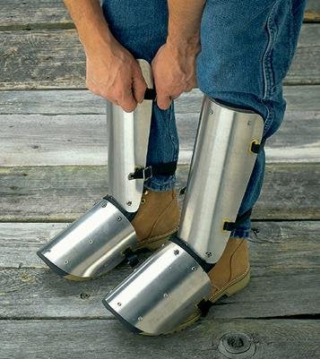 Ellwood Safety Appliance 323 Aluminum Shin-Instep Guard, 20