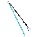 Pecihiko Scuba Diving Stick, 13   Aluminium Alloy Lobster Tickle Stick Pointer Rod with Stretchable Lanyard, Measuring Scale a