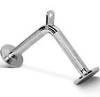 Yes4All Lat Cable Attachment, Tricep Press Down Bar With Diamond Knurl Handle, Support Up To 880 Lbs (Chrome - V Shaped Bar)