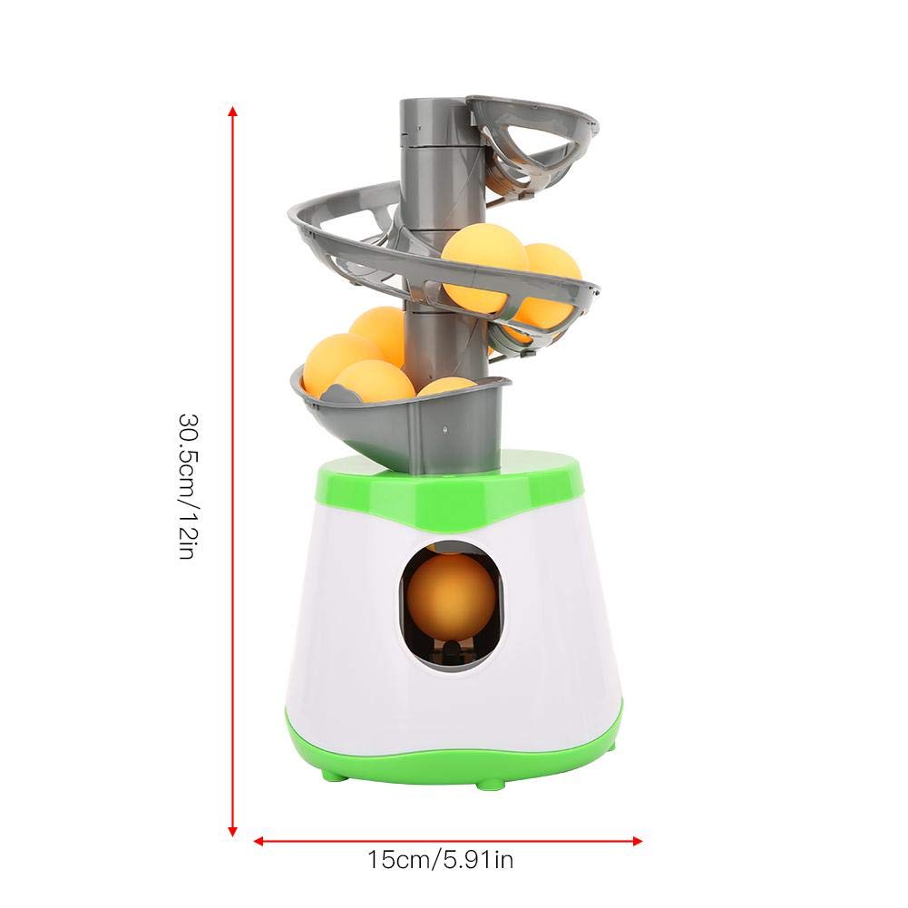 Vbestlife Kid Beginners Ping Pong Automatic Machine, 10 Balls Table Tennis Trainer Balls Launcher Training Machine Table Tennis