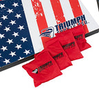 Triumph Sports Triumph Patriotic Classic 2X3 Cornhole Set - Includes 2 Patriotic Boards, 8 All-Weather Cornhole Bags