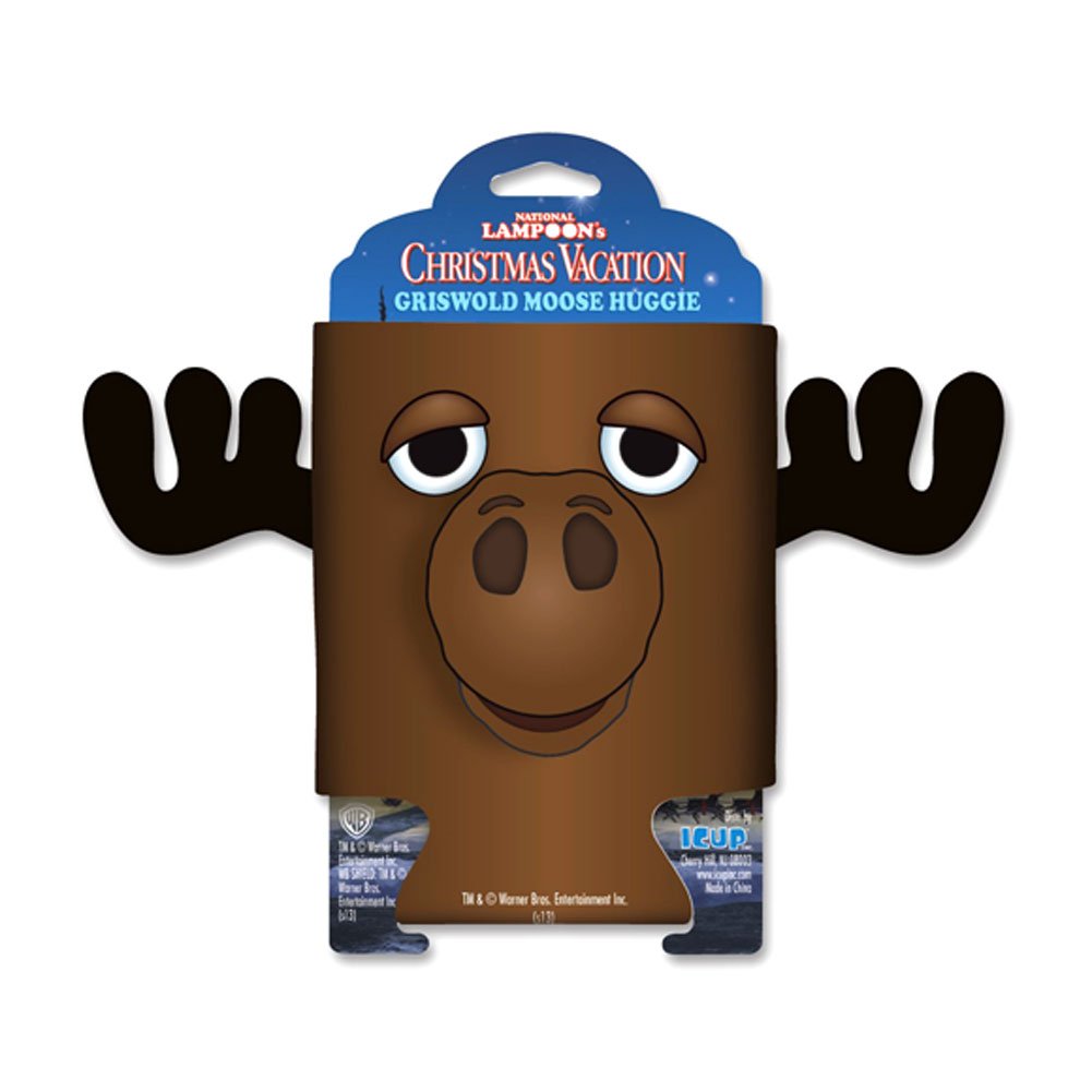 Icup National Lampoons Vacation Griswold Moose Huggie With Antlers, Clear