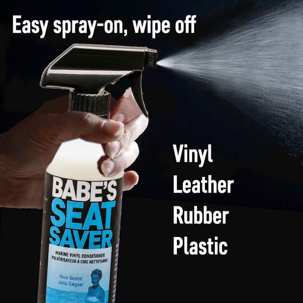 Babe'S Boat Care Seat Saver Marine Upholstery And Vinyl Conditioner  1 Gallon Boat Seat Cleaner Refill  Sun And Uv Protection Sp
