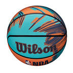 WILSON NBA DRV Pro Streak Outdoor Basketball - Size 6-28.5, Blue/Orange