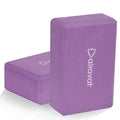 Airavat Yoga Block, High Density Eva Lilac Foam Blocks For Yoga, Pilates, Yoga Brick Meditation, Aid Balance, Support And Deepen