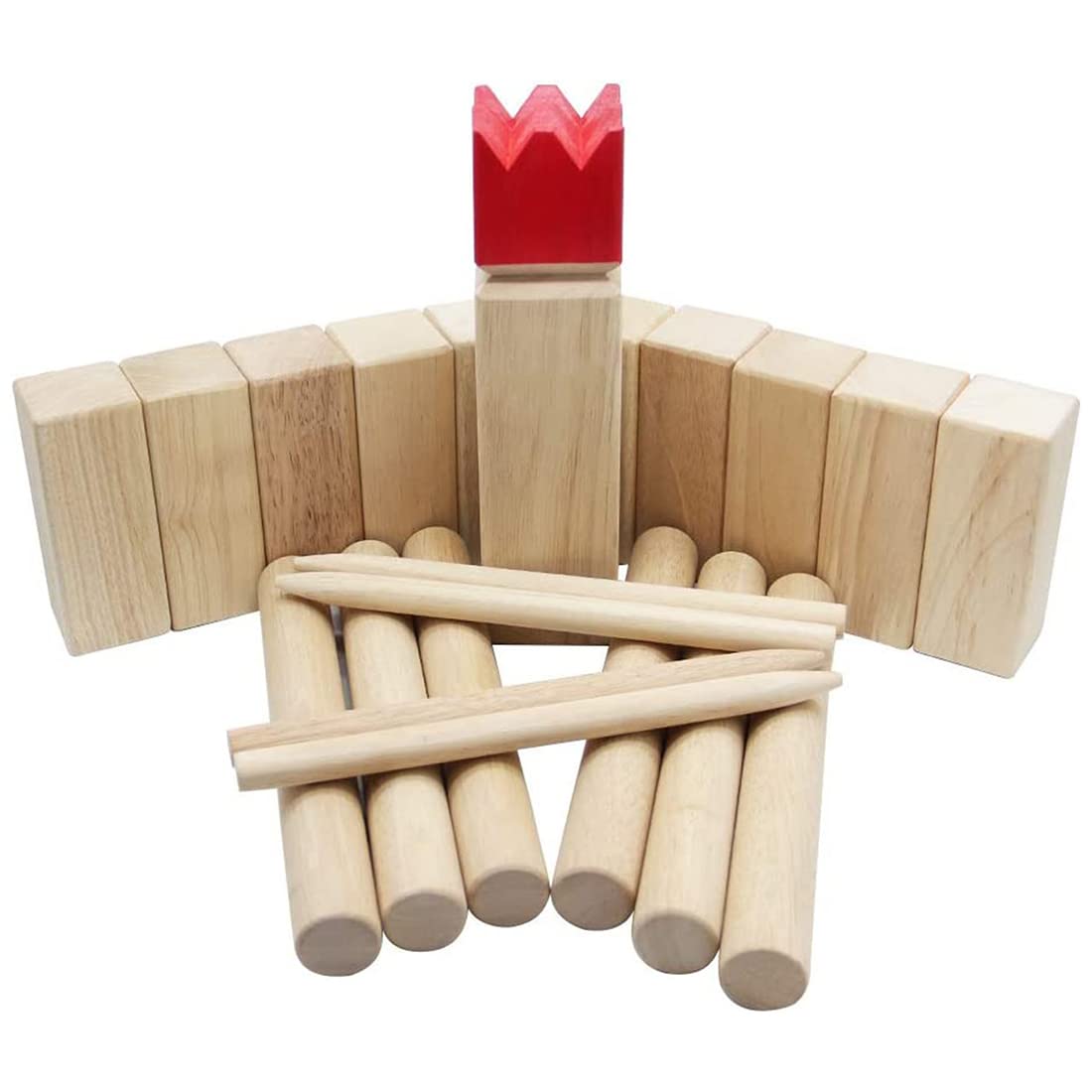 Juegoal Kubb Game Set Backyard Game Set Outdoor Tossing Game Set With Carrying Bag