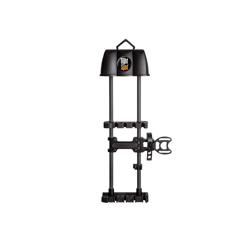 Tightspot Quiver Hunting Shooting Archery Lightweight Compact Rise 5 Arrow Quiver, Black, Right Hand