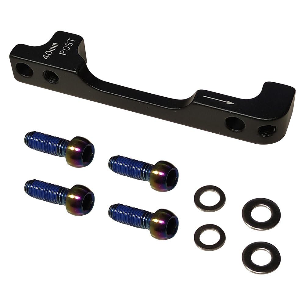 Sram Post Bracket 40P Standard Mount - Includes Bracket And Stainless Steel Rainbow Bolts