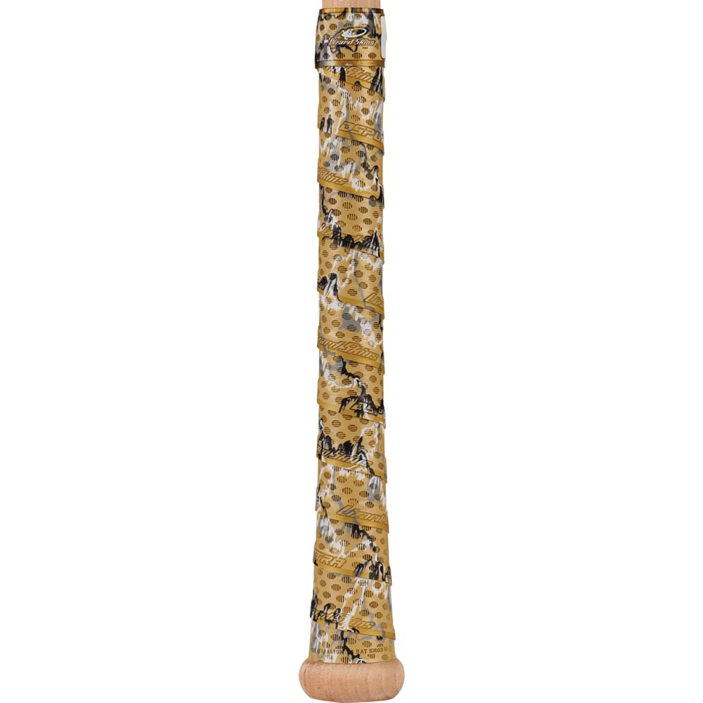 Lizard Skins Dsp Ultra 1.1Mm Bat Grip - Next-Gen Durasoft Polymer Baseball & Softball Bat Tape (Gold Camo)