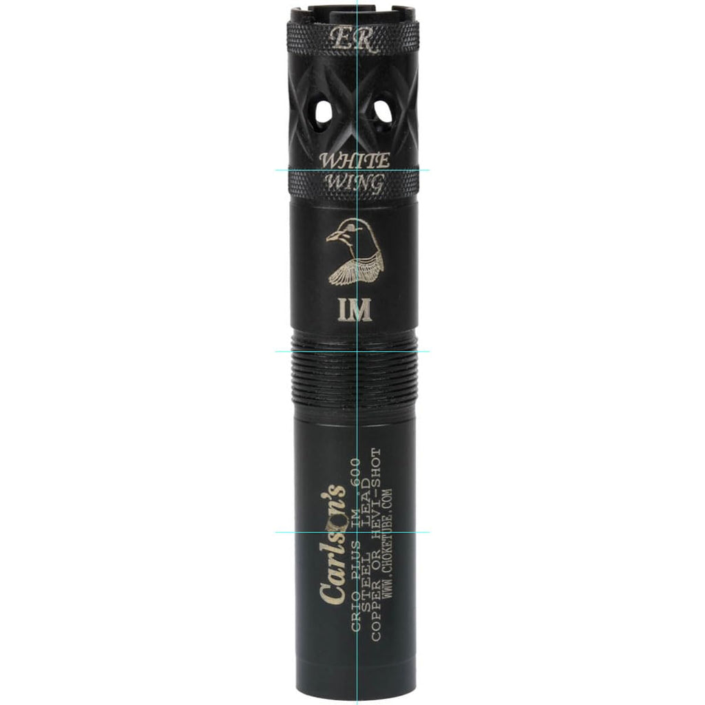 Carlsons Choke Tubes 20 Gauge Compatible For Benelli Crio Plus [ Improved Modified | 0.600 Diameter ] Blued Steel | White Wing D