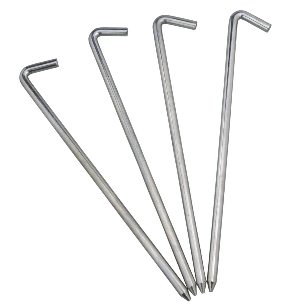 Acecamp 2743 Classic Steel Peg (4 Pack), Silver, 240Mm
