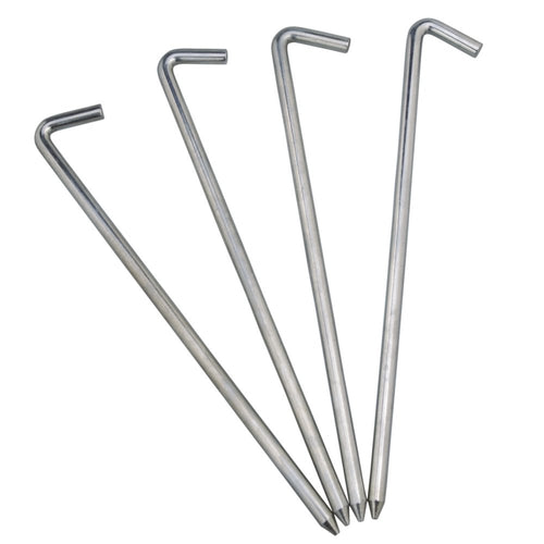 Acecamp 2743 Classic Steel Peg (4 Pack), Silver, 240Mm