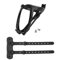 Zonkie Bicycle Bottle Cages, Plastic Bike Bottle Holder With Cage Mounting Base (Black)