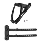 Zonkie Bicycle Bottle Cages, Plastic Bike Bottle Holder With Cage Mounting Base (Black)