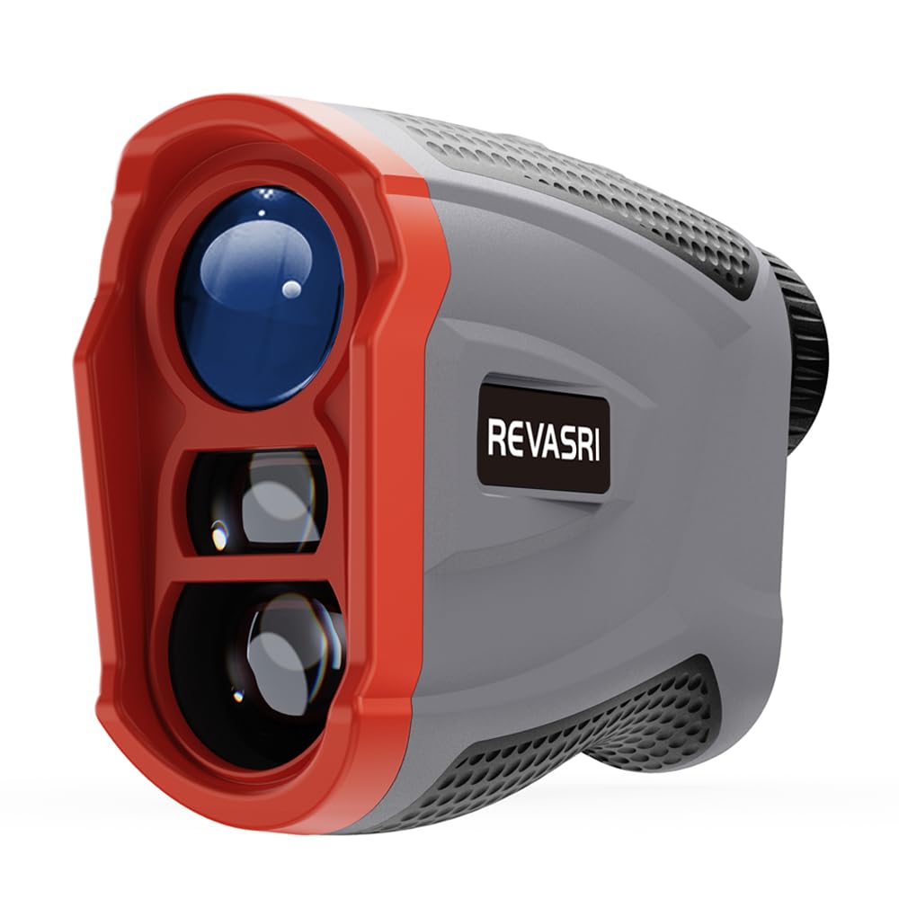 Revasri Range Finder For Golf, Golf Rangefinder With Pin Lock Vibraiton, Slope Compensation And Magnet, 1000 Yards Usb-C Charge