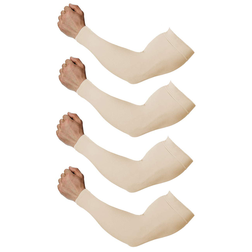 Arm Sleeves For Men And Women, Sleeves To Cover Arms For Men And Women, Gaming Sleeve, Uv Protection Cooling Arm Sleeves, 4-Pair