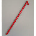 Military Steel Tent Stake, 18'' L, Red