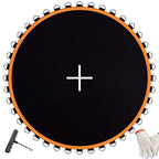 Jumptastic Trampoline Mat Replacement, Trampoline Mat(Mat Dia:161In) Fits 15 Ft Frame, With 96 V-Rings Fits 6.5 Inch, Reinforce,