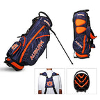 Team Golf Ncaa Auburn University Tigers Fairway Golf Stand Bag, Lightweight, 14-Way Top, Spring Action Stand, Insulated Cooler P
