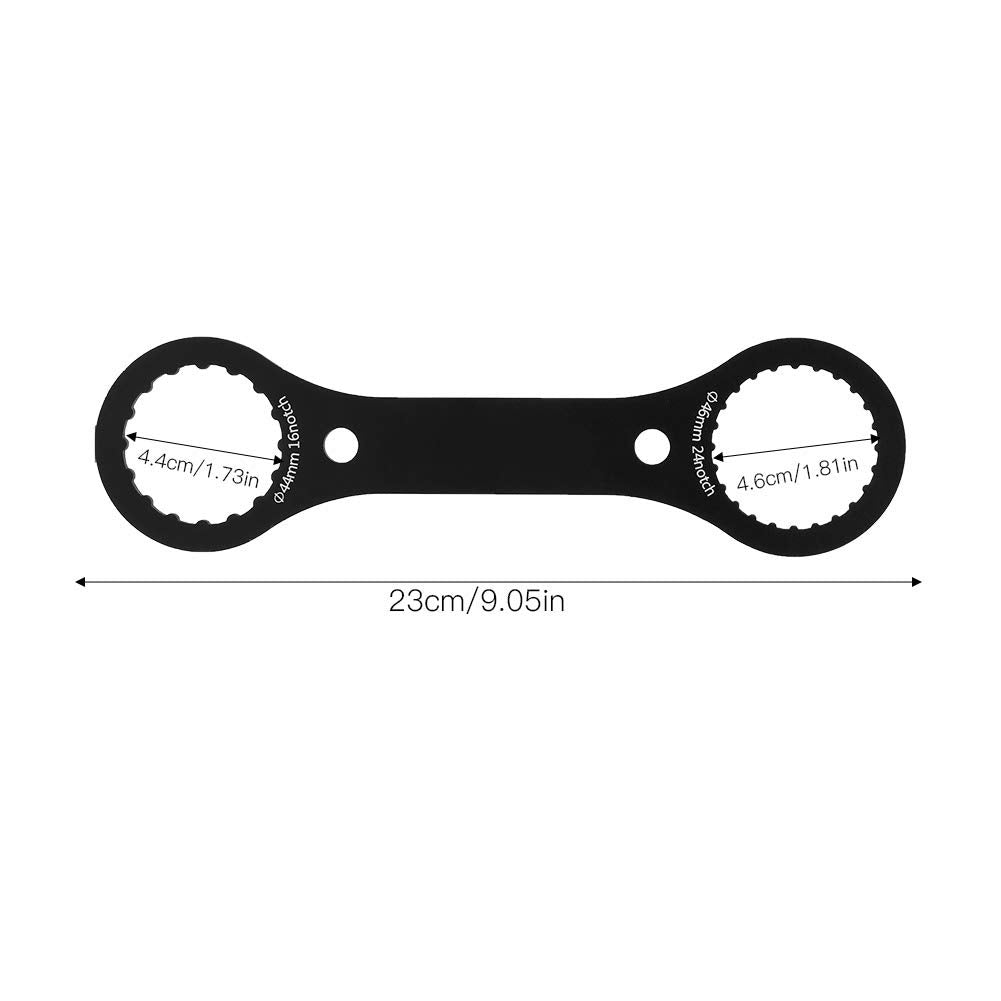 Ejoyous Bike Bottom Bracket Wrench, Aluminium Alloy Bicycle Bracket Spanner Hollow Crankset Install Disassemble Tool Cycling Acc
