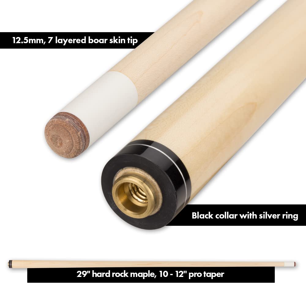 Athena Ath23 Pool/Billiards Cue - Black And White Tree/Vine Silhouette - 17Oz