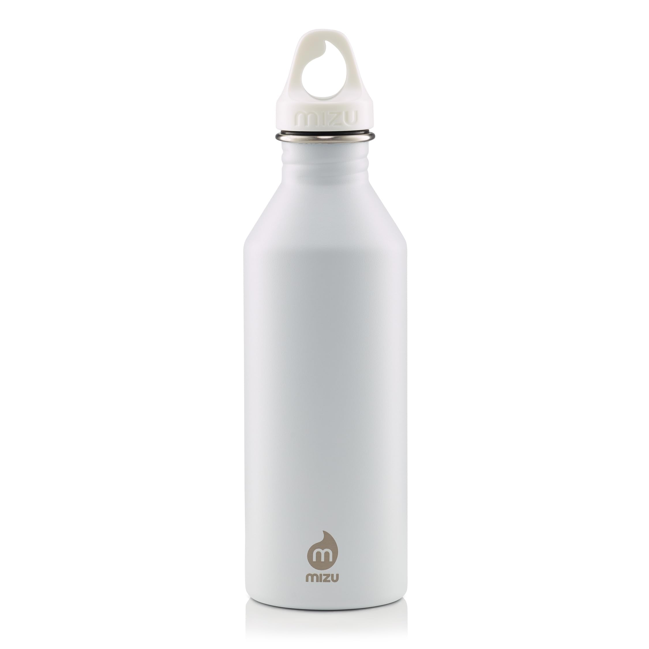 Mizu M8 - 25 oz. Single Wall Narrow Mouth Stainless Steel Bottle with Loop Cap