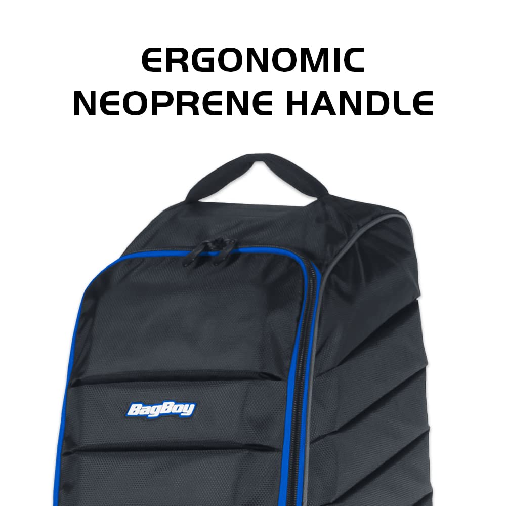 Bag Boy T-750 Golf Travel Cover For Airlines, Extra-Thick 4-Sided Padded Top, Internal Compression Strap, Lockable Full Wrap-Aro