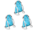 Chanceux Set Of 3 Laundry Sling Bags Travel Organizer Packing Cubes Set  Waterproof Travel Essentials For Women Men Kids Size T
