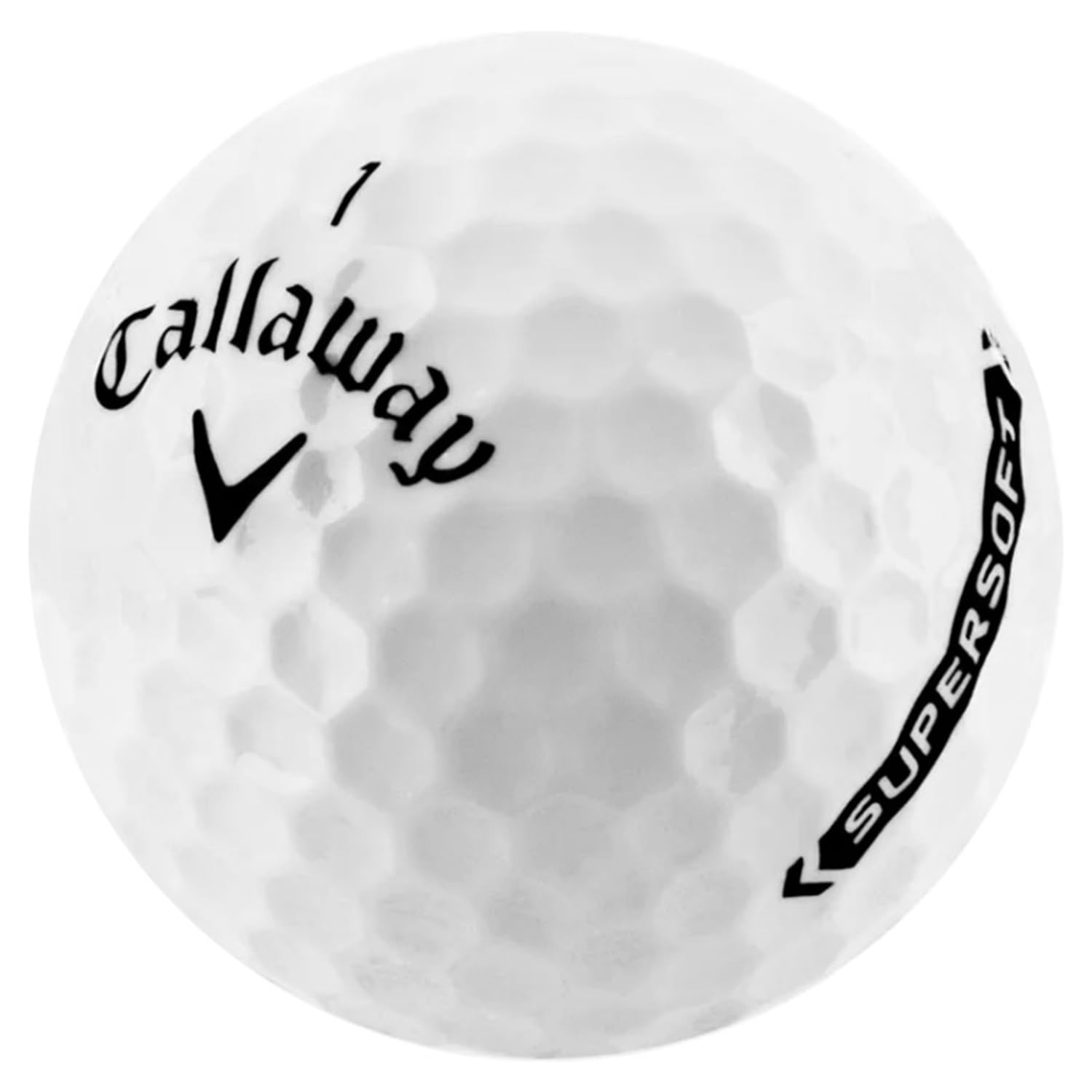 LostGolfBalls - 100 Recycled & Used Supersoft Golf Balls for Callaway Golf Balls, Mint Condition, AAAAA Quality for Callaway Gol