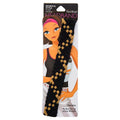 Pomchies Multi Color Pom Braid Headband, Black/Old Gold