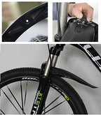 Bluesunshine Adjustable Road Mountain Bike Bicycle Cycling Tire Frontrear Mud Guards Mudguard Fenders Set (Black)