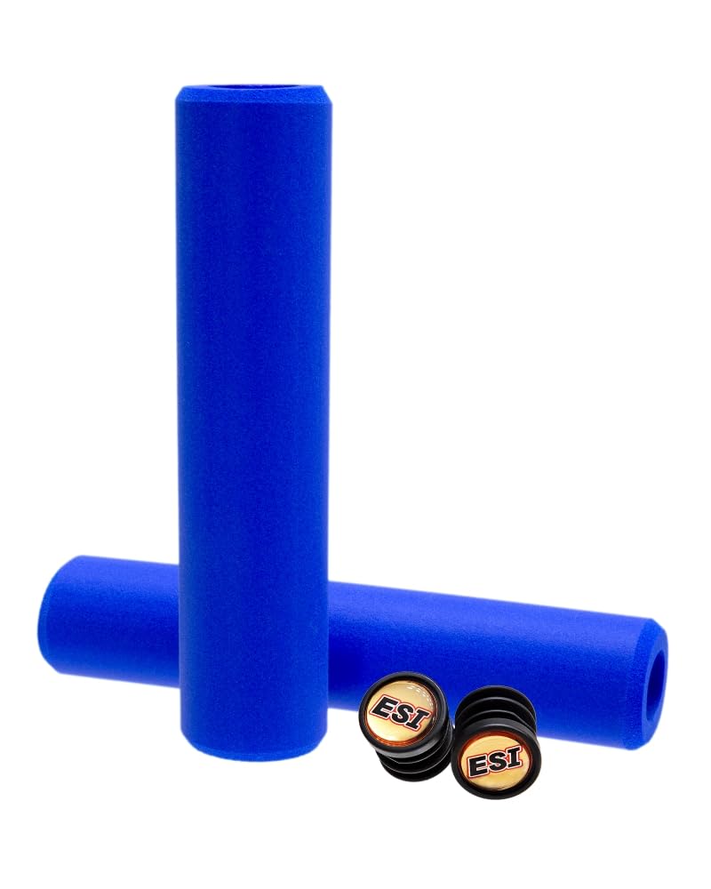 ESI Grips Extra Chunky - Silicone MTB Grips - Ultimate Comfort and Control for Mountain Bike and E-Bike Riders, Durable Silicone