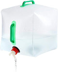 NEAR STOP Collapsible Emergency Water Jug Container Bag, Freezable, BPA Free Plastic Water Carrier Tank, Outdoor Folding Water B