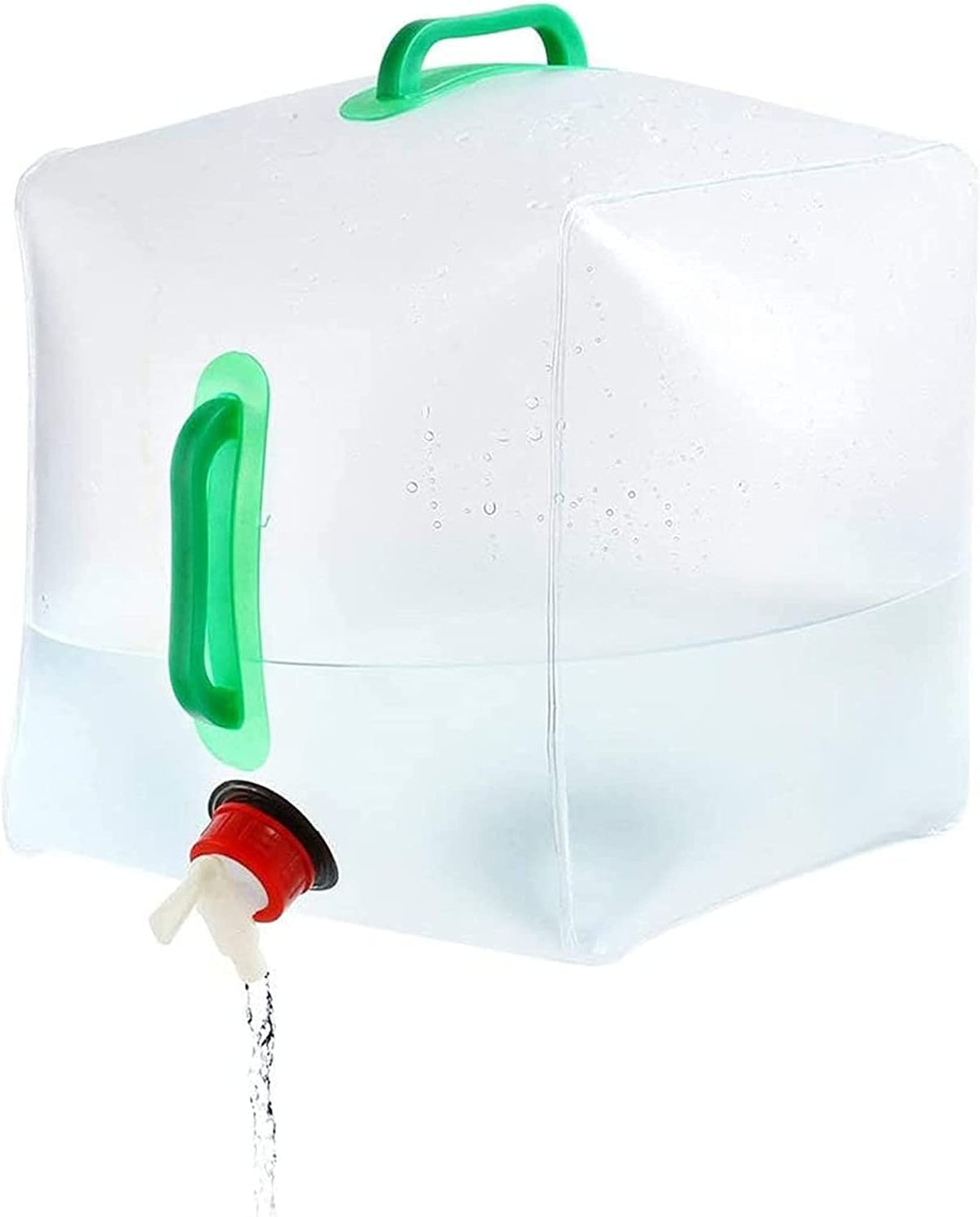 NEAR STOP Collapsible Emergency Water Jug Container Bag, Freezable, BPA Free Plastic Water Carrier Tank, Outdoor Folding Water B