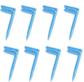 Forzaddik Outdoor Anchor Stakes, Beach Towel/Picnic Mat Anchor Clips Stakes, Pack Of 8 (Blue)