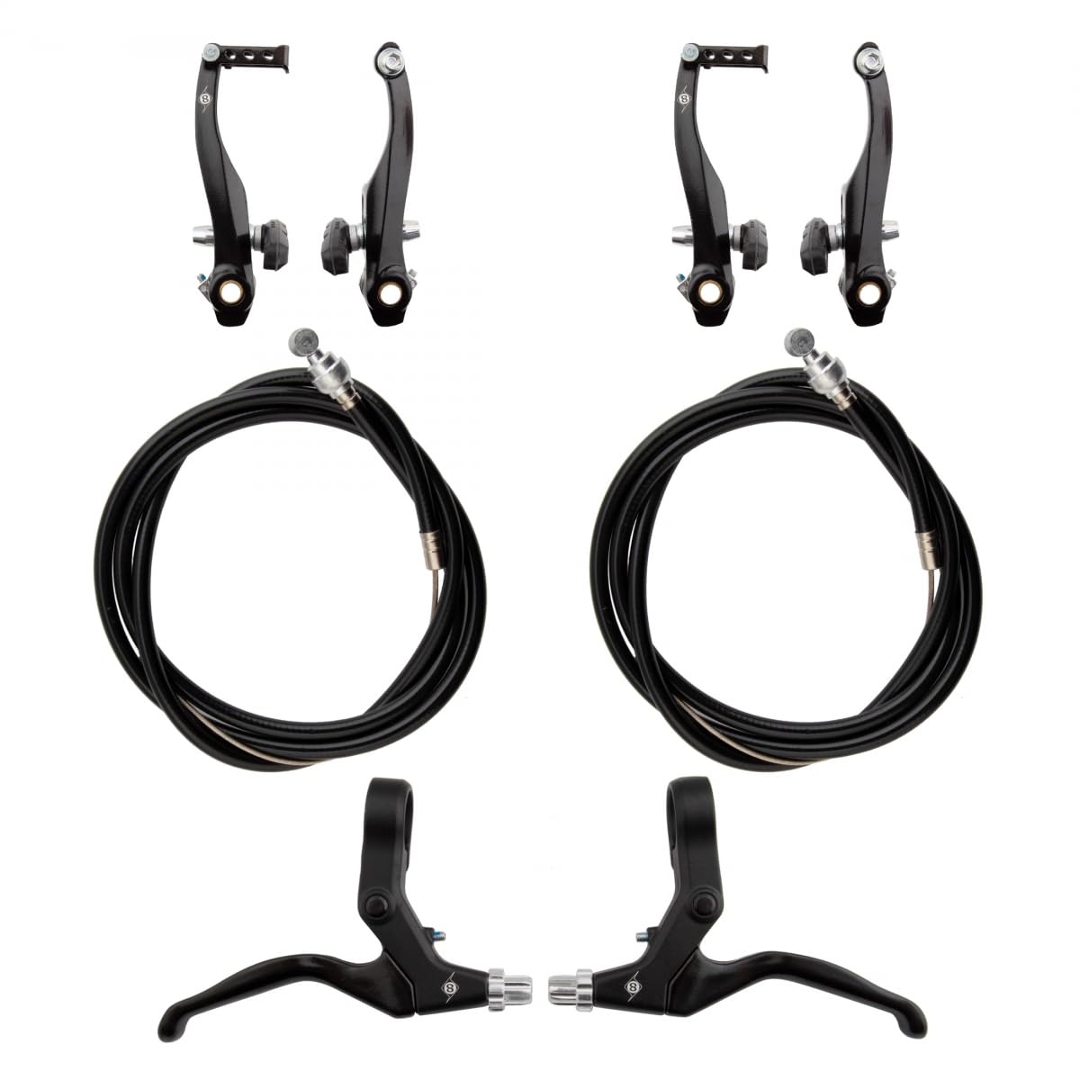 Origin8 Sport Comp V-Brake Set, Black