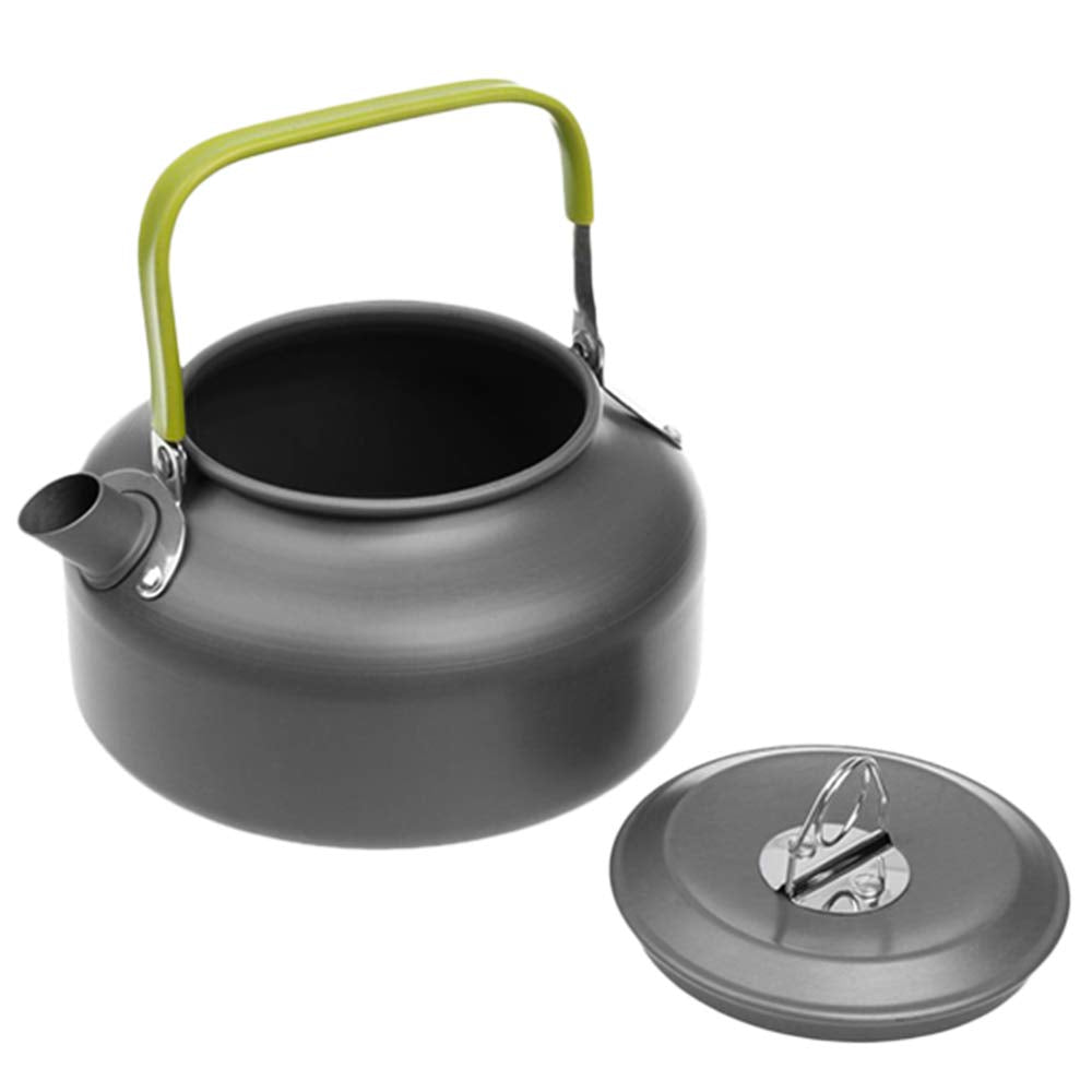 Docooler Camping Kettle - 0.8L Portable Ultra-Light Outdoor Hiking Camping Picnic Water Kettle, Teapot, Coffee Pot - Compact, Qu