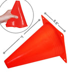 Novelty Place 7 Inch Multipurpose Training Cones (Set Of 12), Soft & Durable Traffic Cone For Safety, Agility, Soccer, Football