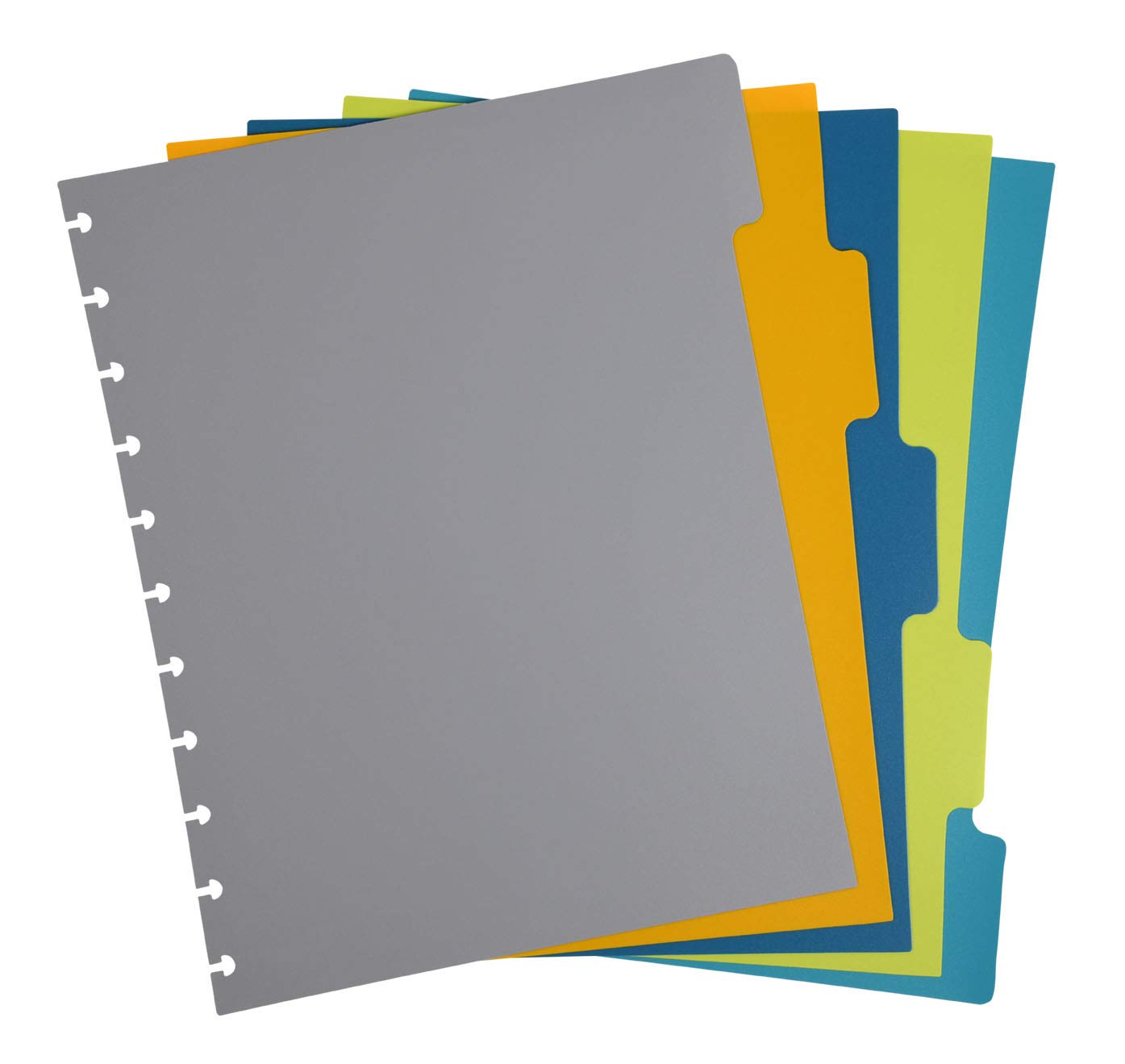 Talia Discbound Notebooks, Planner, Customizable, (Summer Blue, Letter (85In X 11In))