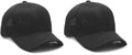 Zacharias MenS Net Mesh Baseball Cap (Black;Free Size) Pack Of 2
